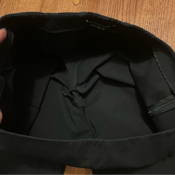 Lafayette 148 NY black size zip crop ankle pants size 14 - Picture 8 of 13